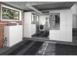 ProjektX Meuble à Chaussures 2 Portes Blanche. -Electroménager Soldes meuble de rangement 22155459