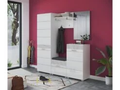 Linus Meuble à Chaussures 1 Porte Blanche. -Electroménager Soldes meuble de rangement 22155581