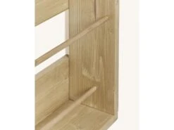 Etagère Murale Pour Chaussures En Bois (2 Unités) En Naturel -Electroménager Soldes meuble de rangement 22181831