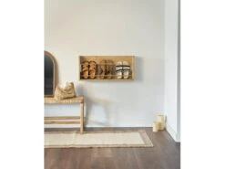 Etagère Murale Pour Chaussures En Bois (2 Unités) En Couleur Marron -Electroménager Soldes meuble de rangement 22181953