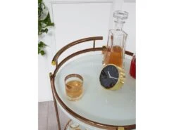 Dorée à Roulettes Chariot à Manger En Verre Environ 50cm -Electroménager Soldes meuble de rangement 22731031