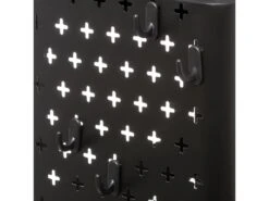 Desserte Métal Noir Roulettes 52 Cm Perfo 5five - Noir -Electroménager Soldes meuble de rangement 22922695