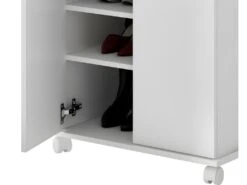 Armoire à Chaussures 20 Paires Lingère Blanche 10 Niches -Electroménager Soldes meuble de rangement 22969901