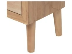 Meuble à Chaussures 2 Abattants Bois Naturel - KAÏA -Electroménager Soldes meuble de rangement 22993117