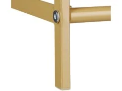 Meuble à Chaussures 3 étagères Rangement Métal Pour 8 Paires Avec Poignées Marron Clair 13_0001640_2 -Electroménager Soldes meuble de rangement 8825489