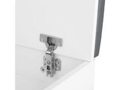 Meuble à Chaussures Avec Coussin D'assise 104 Cm Blanc 08_0000259 -Electroménager Soldes meuble de rangement 8825937