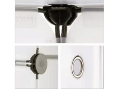 Meuble à Chaussures étagère Armoire Rangement 10 Casiers 20 Paires 90 Cm Transparent 13_0001633 -Electroménager Soldes meuble de rangement 8825957