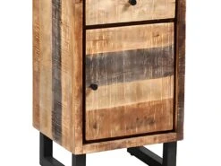 ODILON - Meuble De Rangement 2 Portes 1 Tiroir -Electroménager Soldes meuble de rangement 8831501