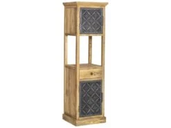 Colonne En Bois De Manguier 2 Portes Sahara