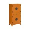 JUICY - Meuble 4 Portes 3 Tiroirs Coloris Orange -Electroménager Soldes meuble de rangement 9417289