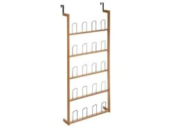 Range Chaussures De Porte En Bambou Et Métal Pour 10 Paires