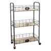 DELIZIA - Desserte à Roulettes 3 Bacs -Electroménager Soldes meuble de rangement 9874081