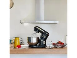 Robot Patissier Multifonction 1500W Bol 5.5L DALLAS Rose Gold Or Et Noir Acier -Electroménager Soldes petit electromenager 12565333