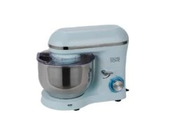 Robot Pâtissier Multifonction 1500W Bol 5.5L DALLAS Bleu Acier -Electroménager Soldes petit electromenager 12565343