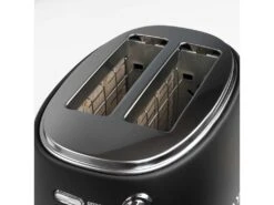 Dayron Retro Toaster 850W Noir/Argent -Electroménager Soldes petit electromenager 12640483