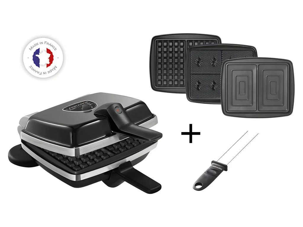 Gaufrier Multifonction Super 2 Noir 4 Gaufrier Multifonction Super 2 Noir – Image 2