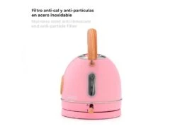 Bouilloire Caprizze Nara 2200 W En Acier Inoxydable Avec Thermomètre Intégré Capacité 1,8 L Rose Mat Et Effet Bois -Electroménager Soldes petit electromenager 19432353