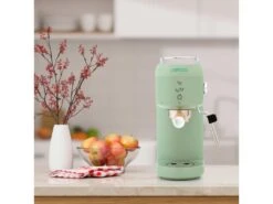 Machine à Café Espresso Semi Automatique Caprizze Hikari 1400W 20 Bars Avec Vaporisateur Et Mousseur USB Inclus Vert Mat -Electroménager Soldes petit electromenager 19432489