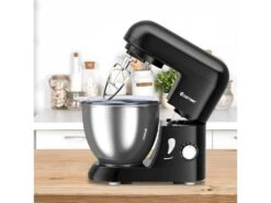 Robot Pâtissier 1300w Avec Bol D'acier Inox 4l, Vitesse Réglable à 6 Niveaux -Electroménager Soldes petit electromenager 22020321