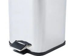 Lot De 2 Poubelles à Pédale En Inox - 30L Et 3L - Noir Mat Et Argenté - PEREZ -Electroménager Soldes poubelle 479209