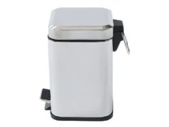 Lot De 2 Poubelles à Pédale En Inox - 30L Et 3L - Noir Mat Et Argenté - PEREZ -Electroménager Soldes poubelle 479211