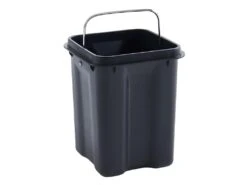 Lot De 2 Poubelles à Pédale En Inox - 30L Et 3L - Noir Mat Et Argenté - PEREZ -Electroménager Soldes poubelle 479215