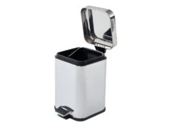 Lot De 2 Poubelles à Pédale En Inox - 30L Et 3L - Noir Mat Et Argenté - PEREZ -Electroménager Soldes poubelle 479221