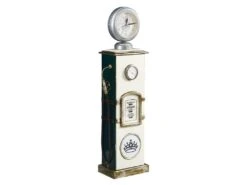 Lampe De Décoration Range-CD Et Horloge GASOLINE - H.110 Cm - Blanc Et Vert -Electroménager Soldes range cd 392209