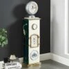 Lampe De Décoration Range-CD Et Horloge GASOLINE - H.110 Cm - Blanc Et Vert -Electroménager Soldes range cd 392215