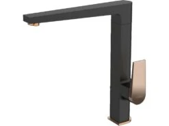 Grand Robinet élégant Avec Mitigeur Laiton Noir/Or Rose