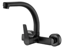 Robinet Avec Mitigeur à Levier Unique Laiton Noir