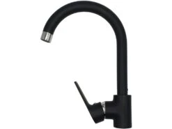 Robinet Avec Mitigeur à Levier Unique Graphite/Chrome