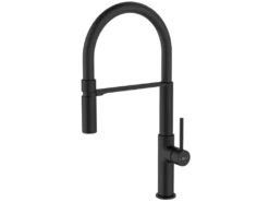 Magneto Mitigeur évier à Douchette Noir Mat - Essebagno