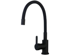 Mémory Mitigeur évier Noir Flexible à Mémoire De Forme - Essebagno