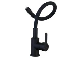 Mémory Mitigeur évier Noir Flexible à Mémoire De Forme - Essebagno -Electroménager Soldes robinet 20127207