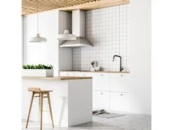 Style Mitigeur évier à Douchette Noir Mat Et Chrome - Essebagno -Electroménager Soldes robinet 20127221