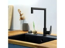 Fangolo Mitigeur évier Noir Mat - Essebagno 9 Fangolo Mitigeur évier Noir Mat - Essebagno -Electroménager Soldes robinet 20127259