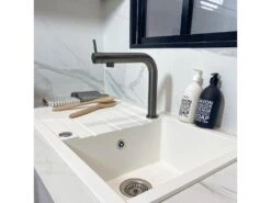 Magic Mitigeur évier Gun Metal - Essebagno -Electroménager Soldes robinet 20127391