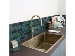 Reflet Mitigeur évier Or Brossé - Essebagno -Electroménager Soldes robinet 20127437