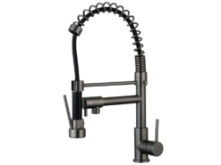 Big Pro Mitigeur évier à Douchette Gun Métal - Essebagno