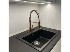 Plimo Mitigeur évier à Douchette Cuivre - Essebagno -Electroménager Soldes robinet 20127487