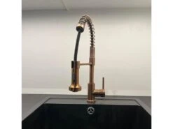 Plimo Mitigeur évier à Douchette Cuivre - Essebagno -Electroménager Soldes robinet 20127491