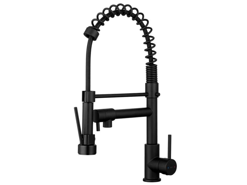 Big Pro Mitigeur évier à Douchette Full Black - Essebagno 3 Big Pro Mitigeur évier à Douchette Full Black - Essebagno