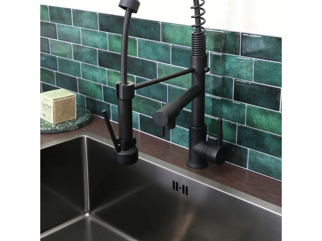 Big Pro Mitigeur évier à Douchette Full Black - Essebagno 7 Big Pro Mitigeur évier à Douchette Full Black - Essebagno – Image 5