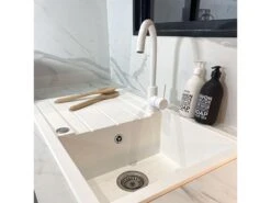 Kiwo Mitigeur évier Blanc - Essebagno -Electroménager Soldes robinet 20127511