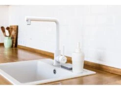 Pure II Mitigeur évier Blanc - Essebagno -Electroménager Soldes robinet 20127525