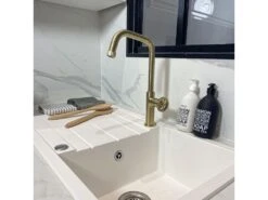 Indus Mitigeur évier Or Brossé - Essebagno -Electroménager Soldes robinet 20127601