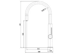 Reflet Mitigeur évier Façon Inox - Essebagno -Electroménager Soldes robinet 20127637