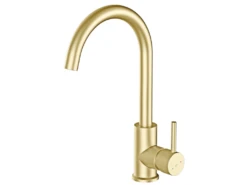 Kiwo Mitigeur évier Or Brossé - Essebagno