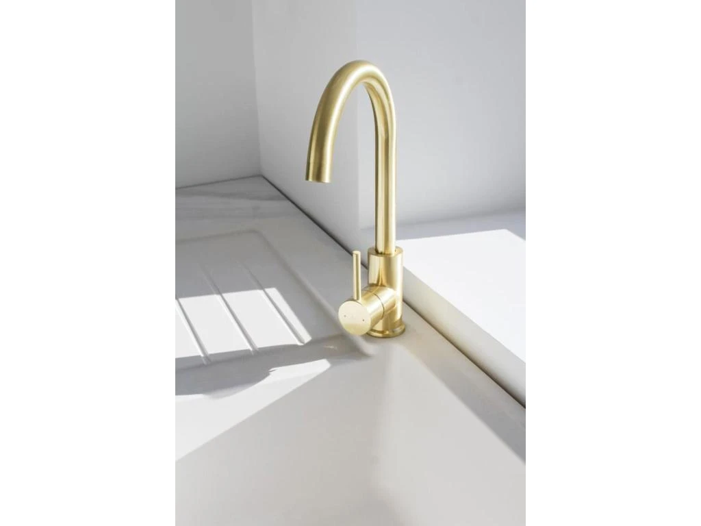 Kiwo Mitigeur évier Or Brossé - Essebagno 9 Kiwo Mitigeur évier Or Brossé - Essebagno – Image 7